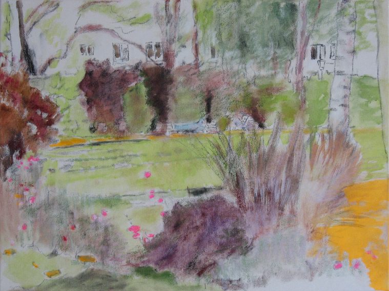 Letzte Rosenblüte im Herbst – Romanplatz. 2008.