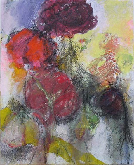 Trockene Rosen im Atelier. 2008.